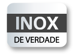 Isto é um selo que indica que nossos produtos são fabricados com inox de verdade