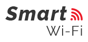 Este é o logotipo referente ao produto Smart WiFi para acessar o aquecedor de água a gás através do Aplicativo Connect Komeco.