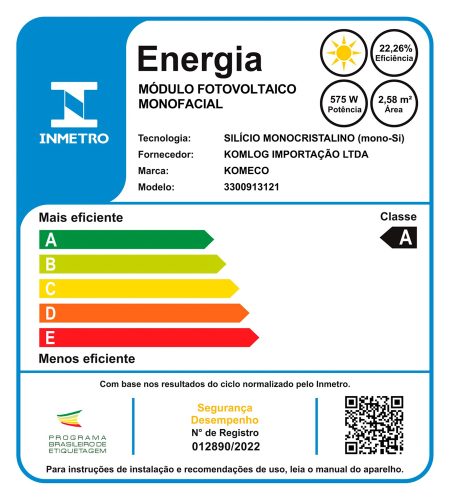 ENCE - KOFV N-TYPE MONOFACIAL 575-3300913121